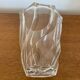 Antique Twisted Vase Cristal D'Arques Molded Glass Vintage