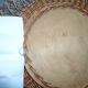 Miroir rotin soleil vintage 50x50cm