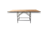 Table industrielle fer et bois