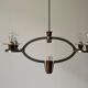 Art Deco chandelier attributed to Pietro Chiesa, 1940s, Italy.