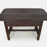 Work table with drawer, workshop table, wooden dining table. 18th century