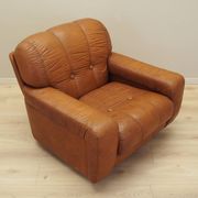 Brown armchair, Italian design, 1970s, production: Italy
