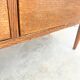 Meuble commode tiroirs et porte, placage chêne, années 60