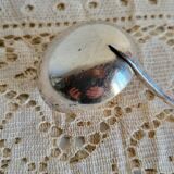 Punch ladle, cocktail, in silver-plated cherry metal.