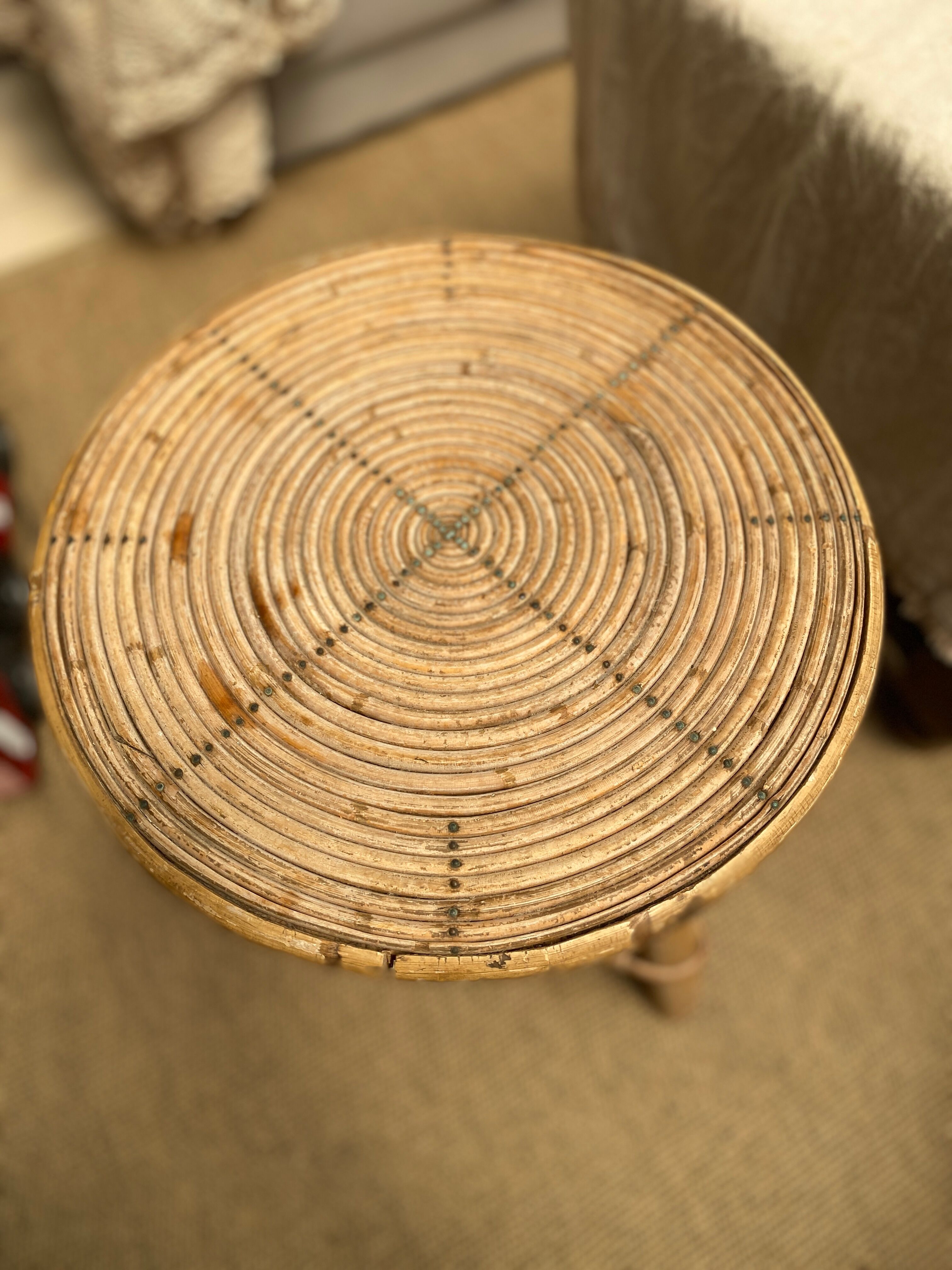Rattan stool