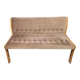 Banc vintage velour 1970 "