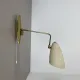 Rare Adjustable Theatre Wall Light in Brass in the Style of Stilnovo, Italy 1950s