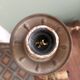 Pair of bronze wall lights