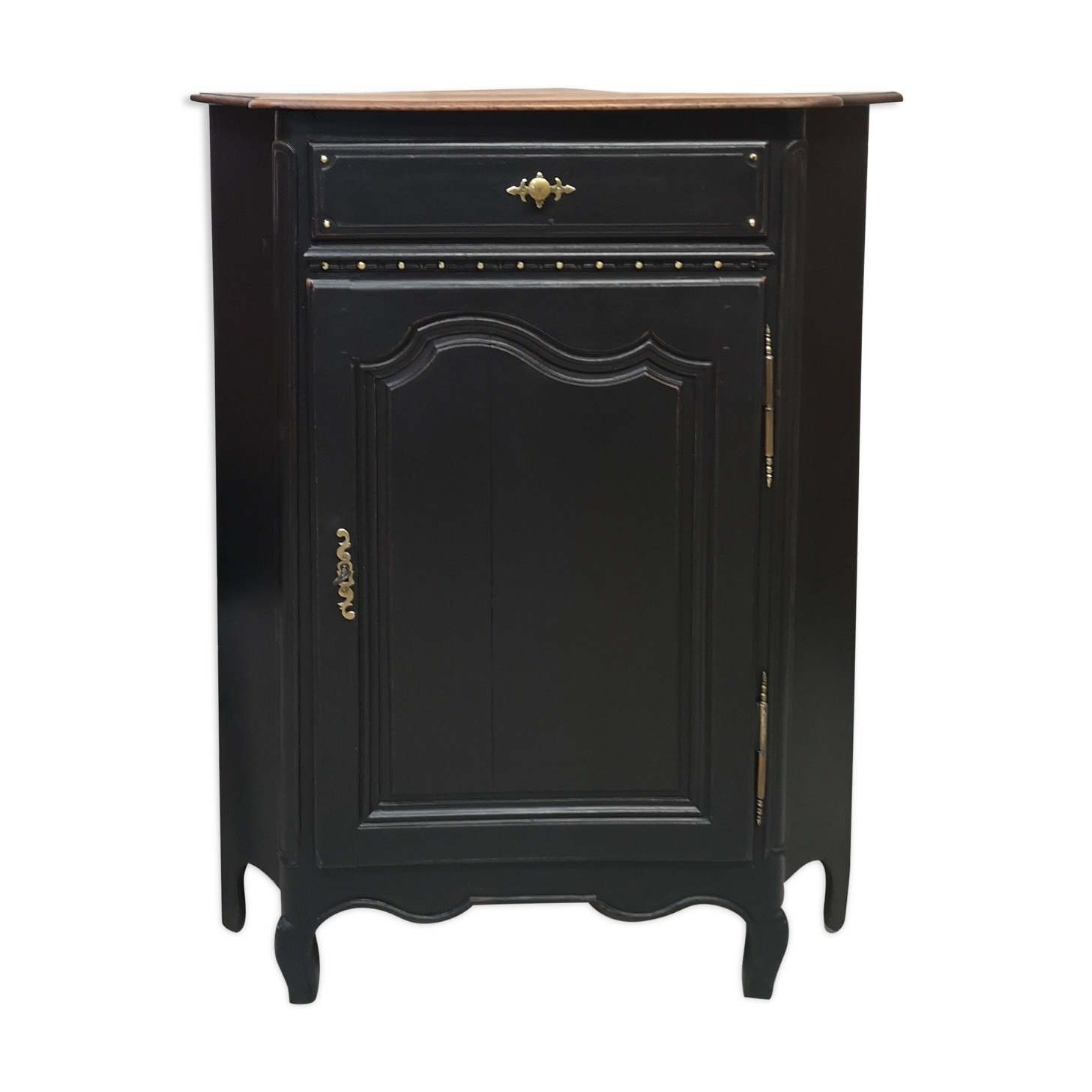 Encoignure buffet Parisian patina shabby ancient gustavien