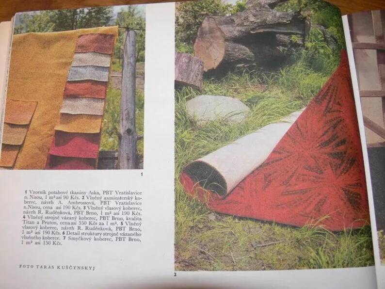 Stunning Huge Geometric Carpet by A. Ambrossová, 1967