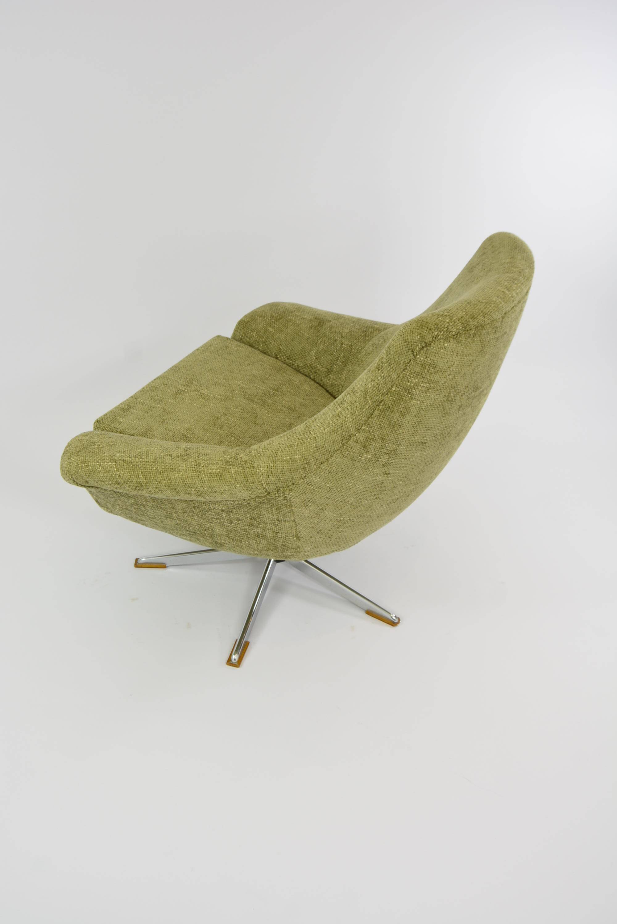 Swivel shell armchairgreen Khaki