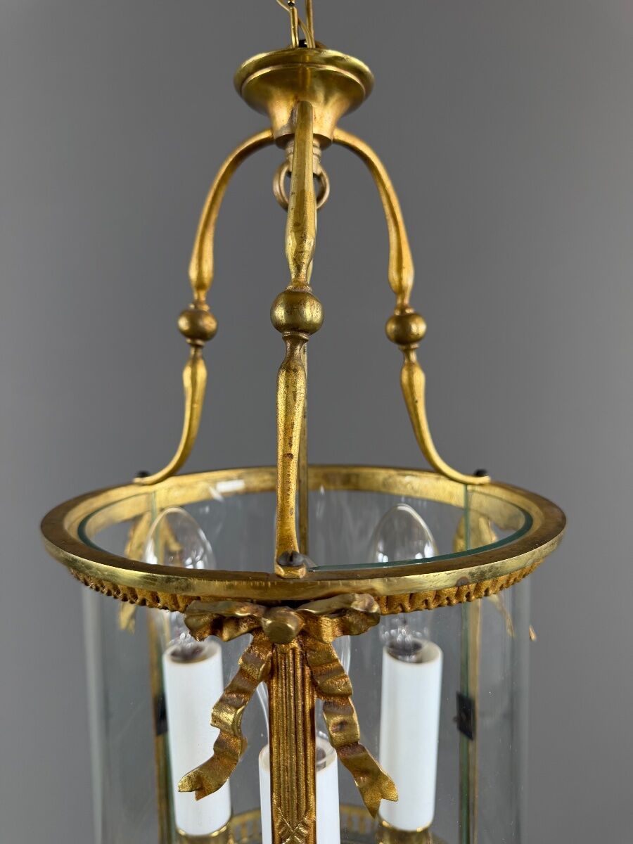 Golden bronze lantern, 20th century