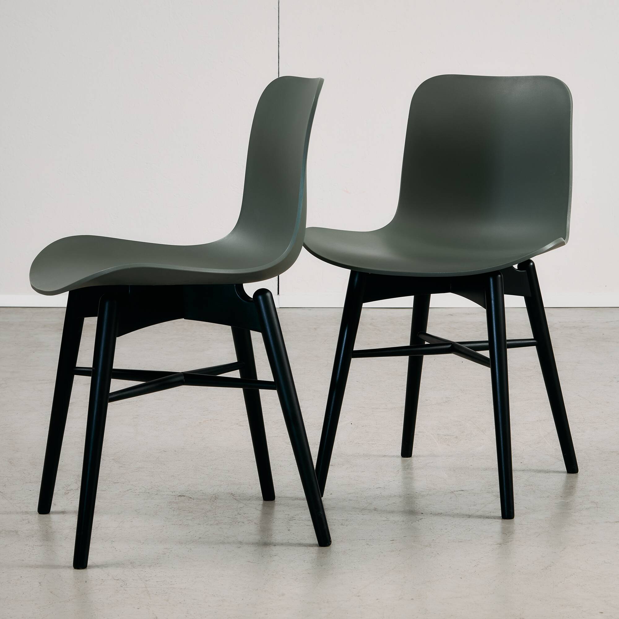 Set of Four 'Langue' Dining Chairs by Rune Krøjgaard and Knut Bendik Humlevik for NORR11, 2011