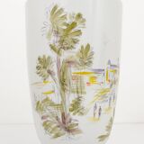 Large porcelain vase from the mid-century, hand-painted, Hutschenreuther, Selb, Germany, 1950s.