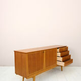 Teak and oak modernism sideboard