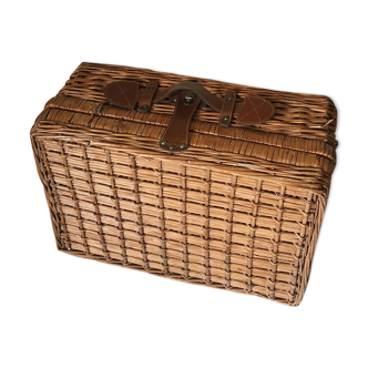 Pannier wicker trunk together picnic