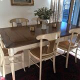 Grange dining table and 6 chairs