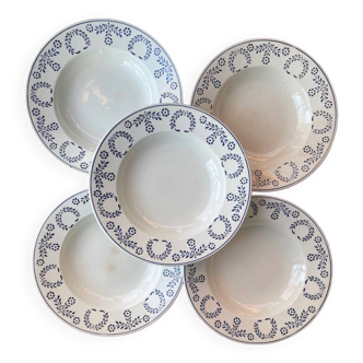 Luneville soup plates 1890