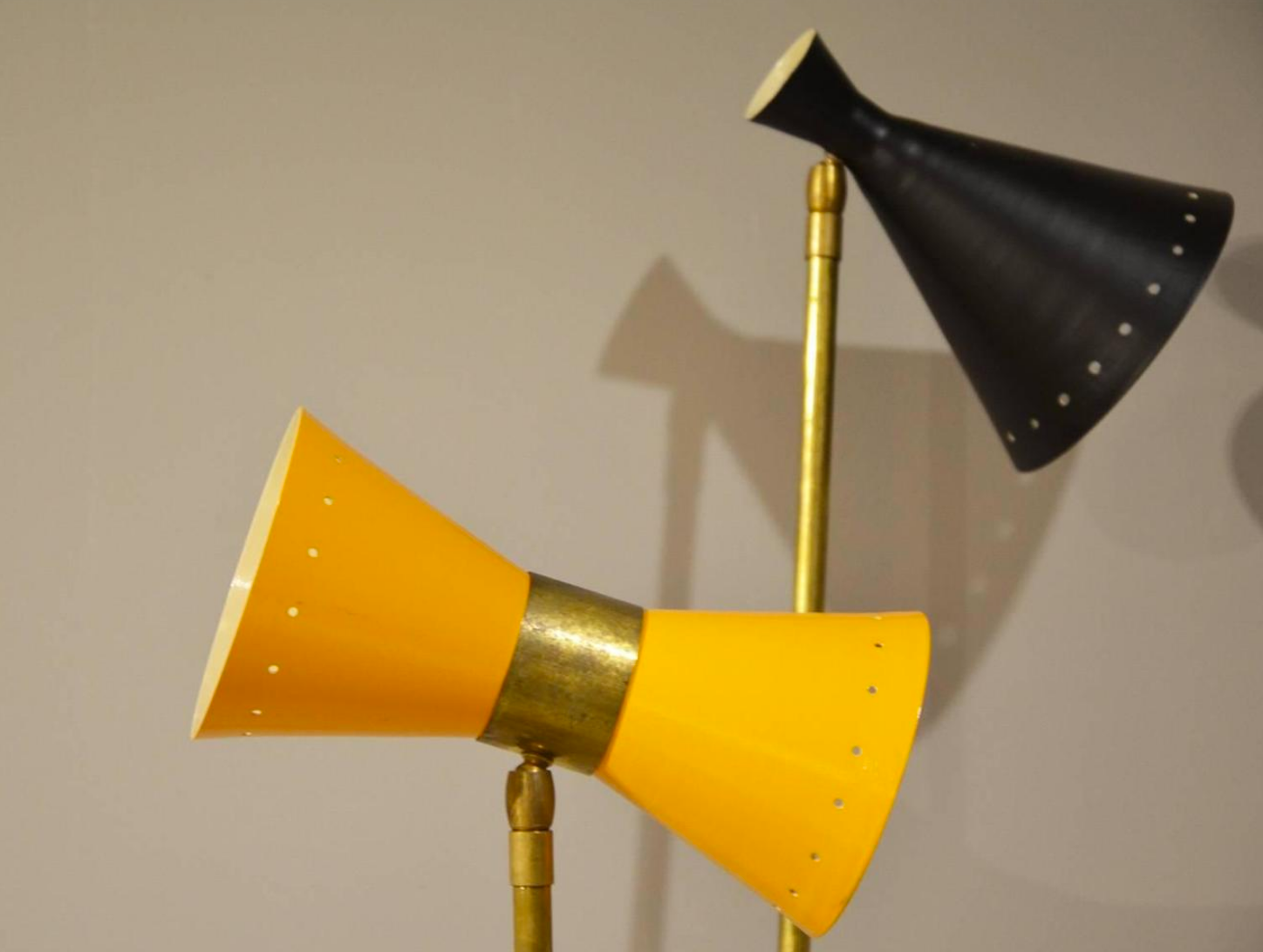 Floor lamp in the style of the Italian creations of the 50s