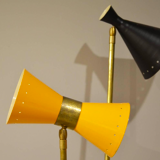 Floor lamp in the style of the Italian creations of the 50s