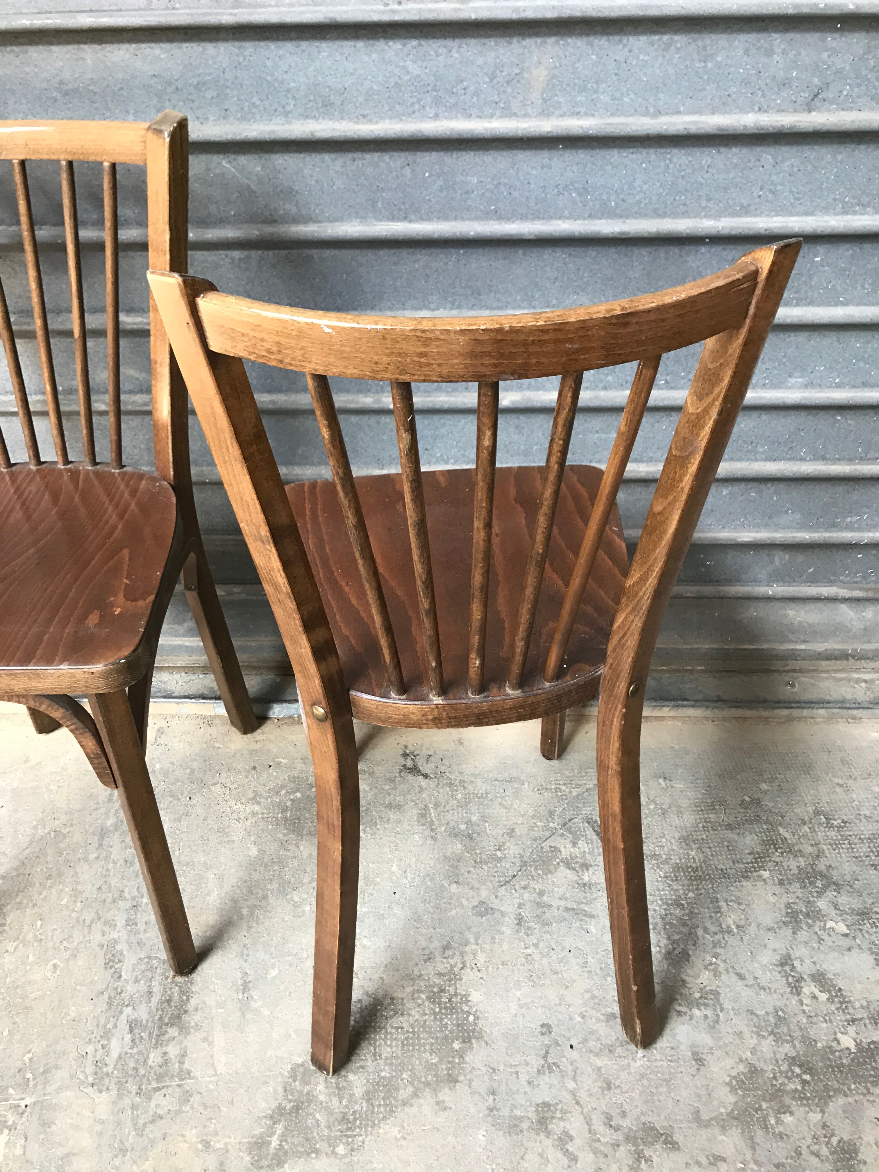 2 chairs baumann