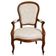 Fauteuil Cabriolet Louis-Philippe en Acajou – XIXe siècle