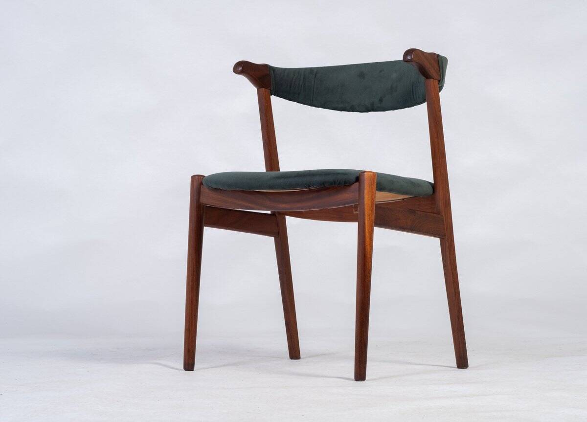 Teak armchairs, Denmark, 1960s, Set of 4