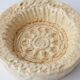1970s Beige Textured Ceramic Ashtray from Aleluia