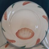 Set 1 course and 6 asparagus plates - DIGOIN SARREGUEMINES