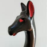 Empty pocket zoomorphic figure ceramic design 60s