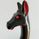 Empty pocket zoomorphic figure ceramic design 60s