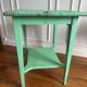 Vintage farmhouse table in solid wood with beautiful antique patina.