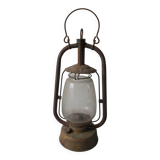 Old storm lamp lantern l'Indispensable Paris brass glass workshop decoration