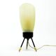 Pop art glass bedside lamp, Poland, 1960s