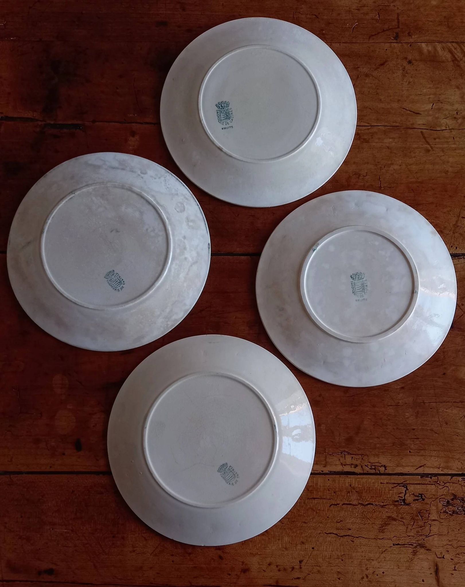 4 dessert plates in earthenware from Castres