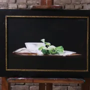 Still life with apples and white bowl – Marjolein van den Berg, c. 2011