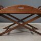 Table de majordome pliante en acajou – 1940