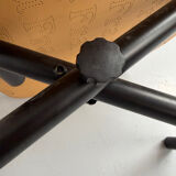 Fauteuil cuir design Jean Nouvel Pour Poltrona Frau fin 90 vintage