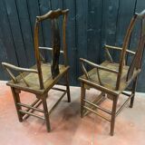 Pair of 19th century dignitary armchairs