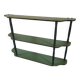 Etagere ancienne patinée vert treillis