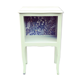 Chevet ou meuble d’appoint vintage relooké ANÉMONE