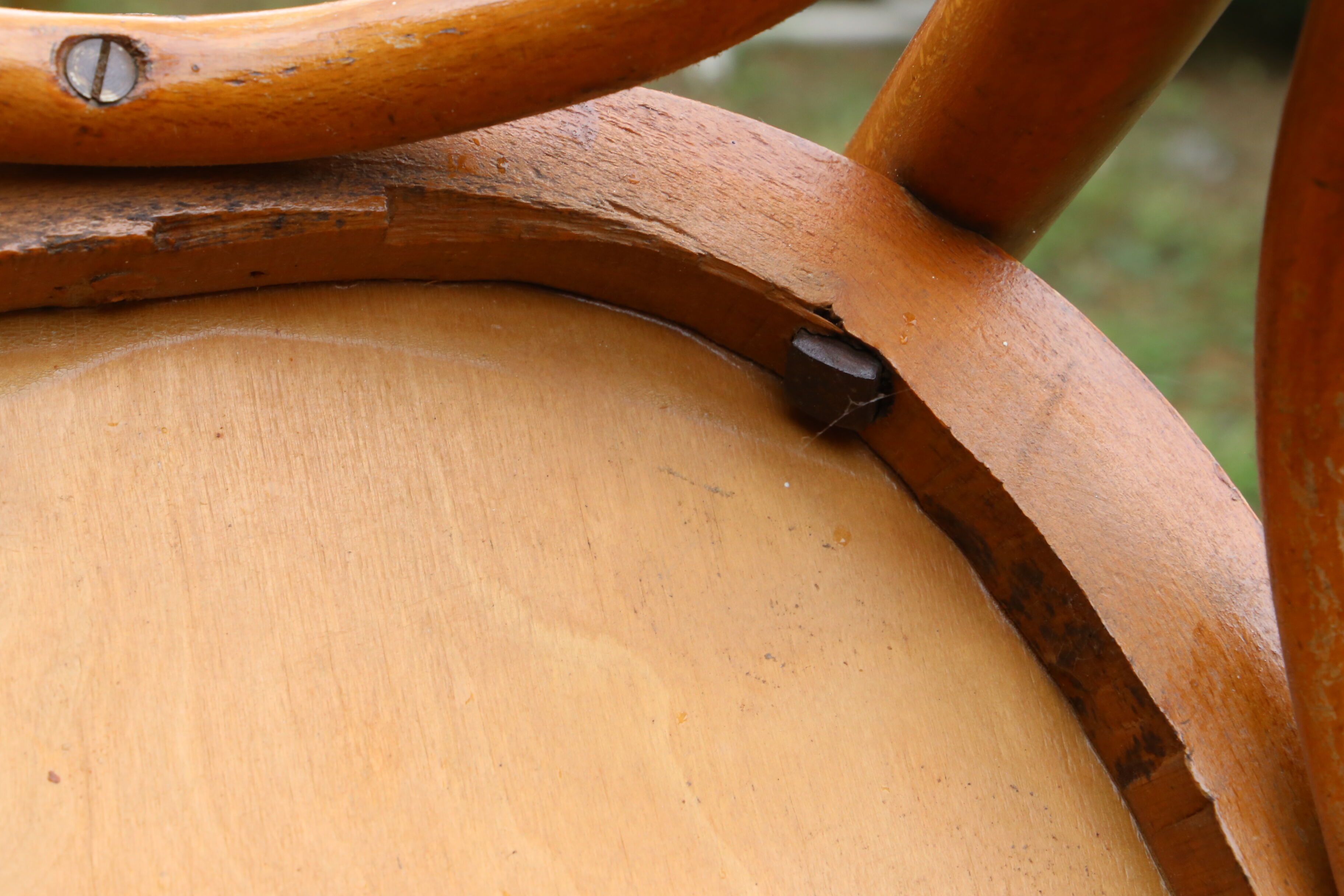 Lot of 6 Mahieu bistro chairs, numbered