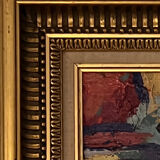 Oil on canvas by Henry d'Anty