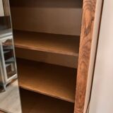 Vitrine commode bois année 70