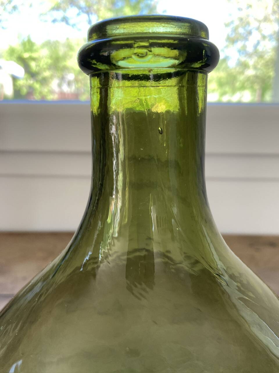 5L demijohn green yellow
