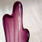 Vintage VASE, Colorful Art Glass Finger Vase, Retro Finger Vase
