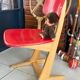 Chaise enfant Casala vintage rouge