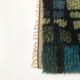 Original Abstract Scandinavian High Pile Abstract Rya Rug Carpet, Sweden, 1960s 115x195cm