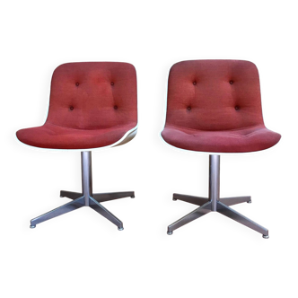 Vintage Strafor armchairs by Randall Buck from the 70s