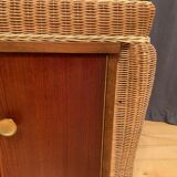 Boho style cabinet, 1960s